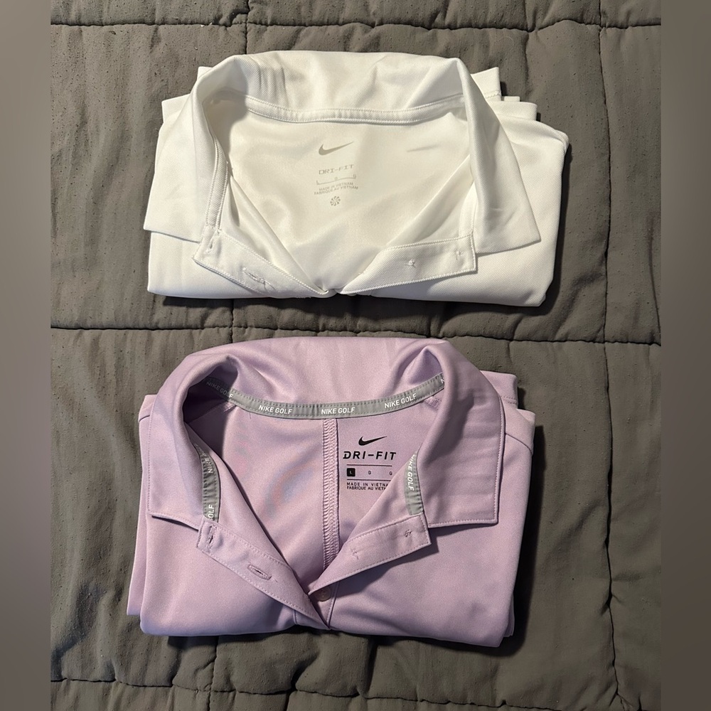NIKE women’s golf polo bundle size large